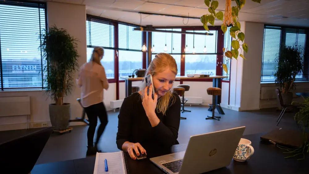 sfeerbeeld unameit aan het werk